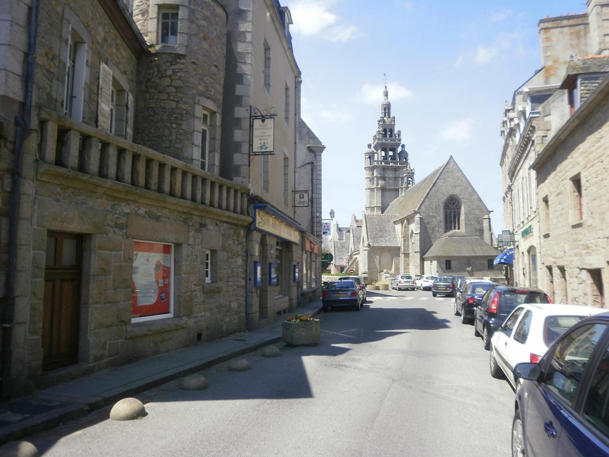 Logis Hotel Les Chardons Bleus Restaurant Le Bistrot De La Mer Roscoff Eksteriør billede