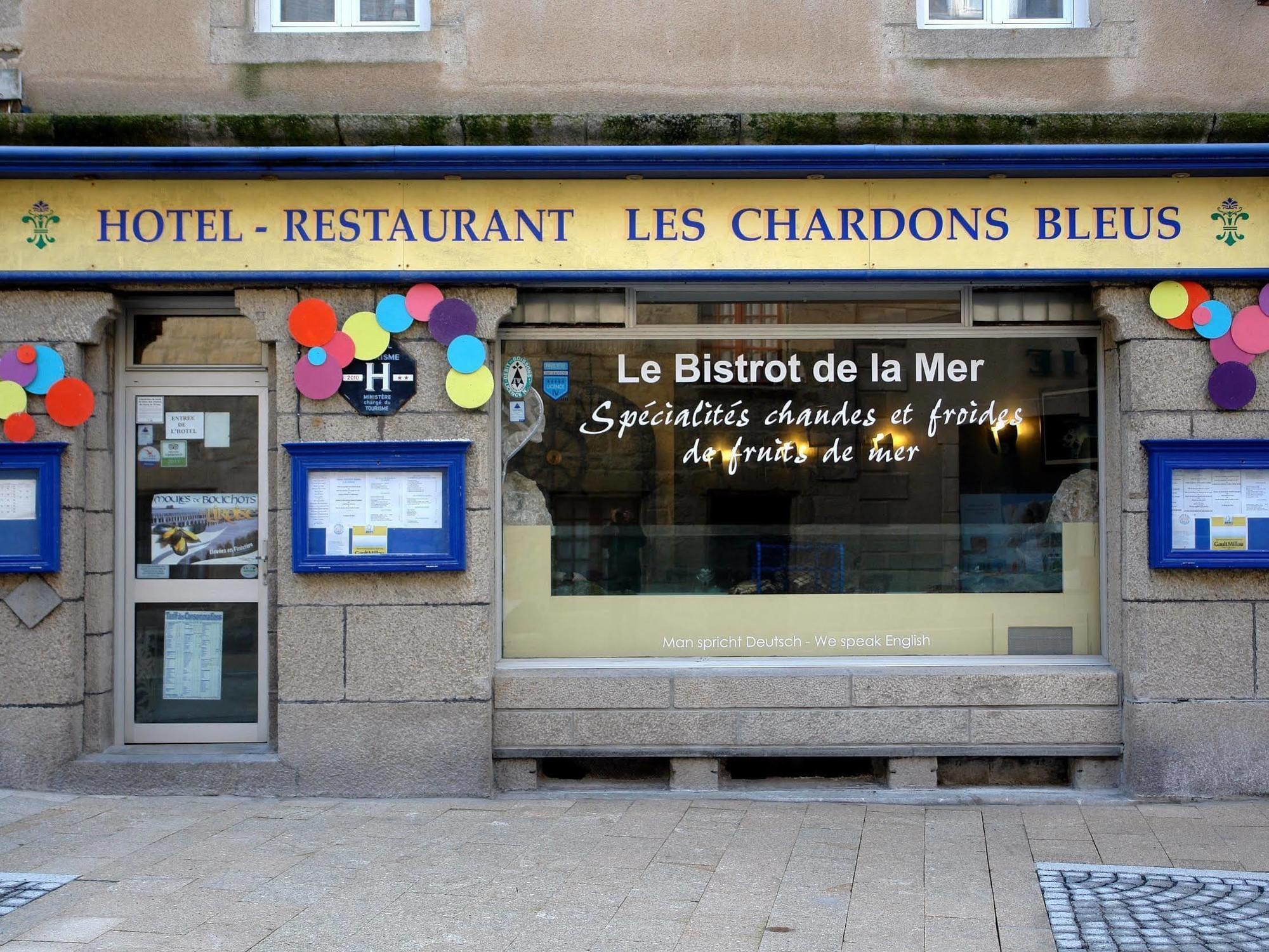 Logis Hotel Les Chardons Bleus Restaurant Le Bistrot De La Mer Roscoff Eksteriør billede